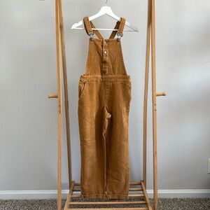 Forever 21 Brown Corduroy Overalls